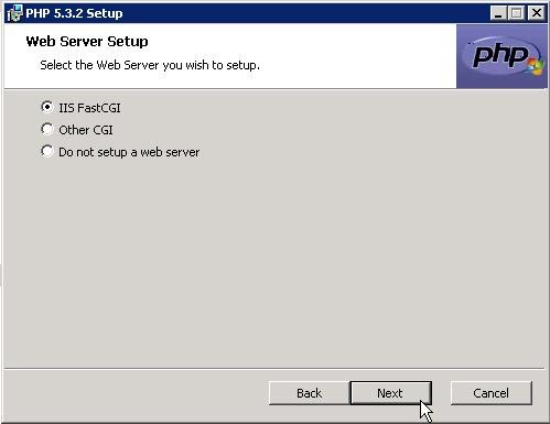 Php Windows Server 2008